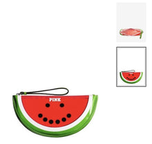 Load image into Gallery viewer, VS Pink Watermelon Clear Wristlet Makeup Beauty Bag