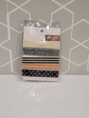 Kitsch Gentle Ribbon Hair Ties/Bracelets Shimmer Set (5 pack)