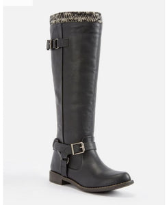 Talisa Sweater Cuff Riding Boot: Size 7 (3 colors)
