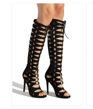 Load image into Gallery viewer, Joslyn Gladiator Lace Up Heels