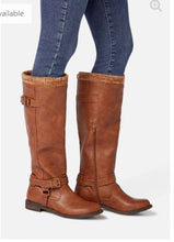Load image into Gallery viewer, Talisa Sweater Cuff Riding Boot: Size 7 (3 colors)