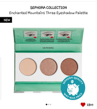 Load image into Gallery viewer, Sephora Enchanted Mountains Three Eyeshadow Palette