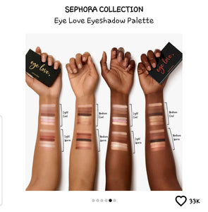 Sephora Eye Love Eyeshadow Palette (medium warm)