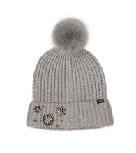Load image into Gallery viewer, VS Grey Pom Beanie &amp; Convertible Glove Set