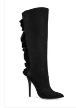 Load image into Gallery viewer, Tinley Heeled Ruffle Boot