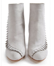 Load image into Gallery viewer, Stacie Ruffled Bootie (grey)