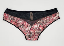 Load image into Gallery viewer, Victoria&#39;s Secret Strappy Open Back Silky Plunge Lace Butterflies Pink Slip &amp; Panty