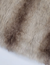 Load image into Gallery viewer, Faux Fur Mini Skirt Natural