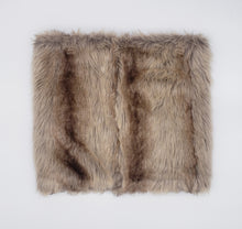 Load image into Gallery viewer, Faux Fur Mini Skirt Natural