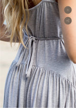 Load image into Gallery viewer, Destiny Grey Boutique Maxi Dress