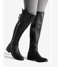 Load image into Gallery viewer, Gala Over-The-Knee Flat Boot (size 9 wide calf)