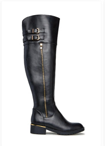 Gala Over-The-Knee Flat Boot (size 9 wide calf)