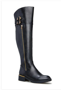 Gala Over-The-Knee Flat Boot (size 9 wide calf)