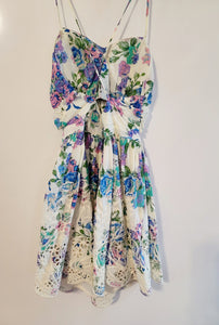 Floral Peek-A-Boo Boutique Dress