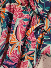 Load image into Gallery viewer, Tropical Palm Print Romper (L/XL)