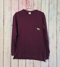 Load image into Gallery viewer, VS Pink Rose Gold Bling Long Sleeved Dog Top