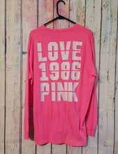 Load image into Gallery viewer, VS Pink Campus Long Sleeved Flawless Pink Top 1986