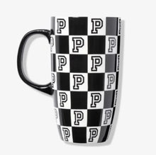 Load image into Gallery viewer, VS Pink Checkered Coffee Tea Mug (Black &amp; White)