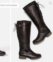 Load image into Gallery viewer, Daloa Sweater Cuff Boot (wide calf)