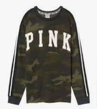 Load image into Gallery viewer, VS Pink Camo Crew Neck Sweatshirt