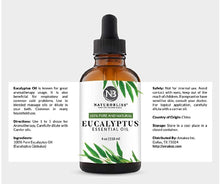 Load image into Gallery viewer, NaturoBliss 100% Pure &amp; Natural Eucalyptus Essential Oil
