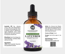 Load image into Gallery viewer, NaturoBliss 100% Pure &amp; Natural Lavender Essential Oil