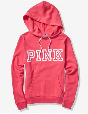 VS Pink Coral Perfect Pullover Lightweight Hoodie