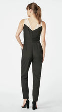 Load image into Gallery viewer, Black And White Lace Tailored Jumpsuit