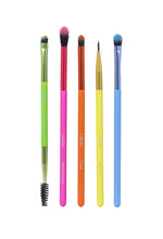 Load image into Gallery viewer, Lavish 5-Piece Neon Eye Brush Set