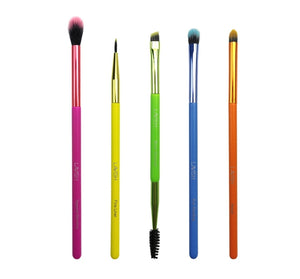 Lavish 5-Piece Neon Eye Brush Set