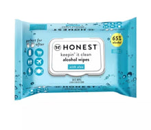 Load image into Gallery viewer, Honest Keepin&#39; It Clean Alcohol Wipes  50 ct pkg