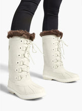 Load image into Gallery viewer, Solene Flat Winter Snow Boot (Bone)