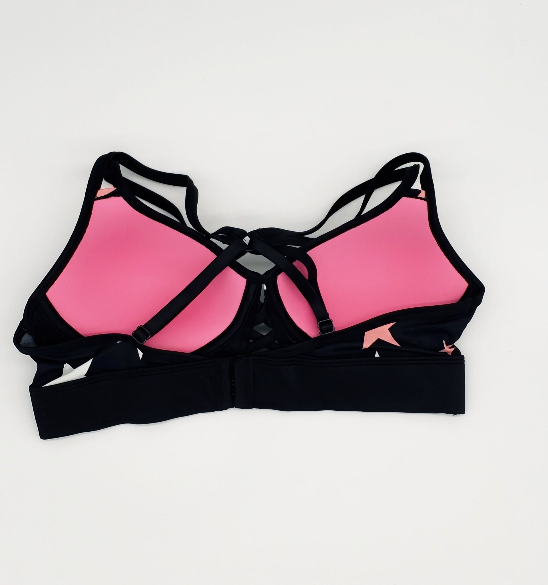 NWT Victoria's Secret Pink Ultimate Push-Up Sports Bra Tropical Floral  Medium